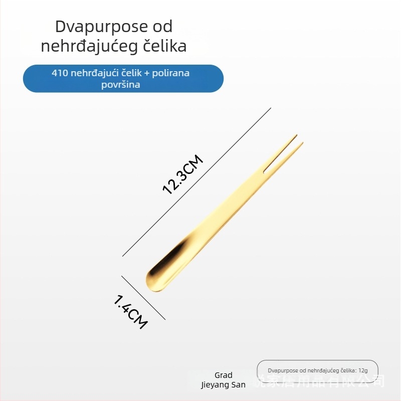 Sanrui set nož, vilica i žlica od nehrđajućeg čelika s oglednim poliranjem