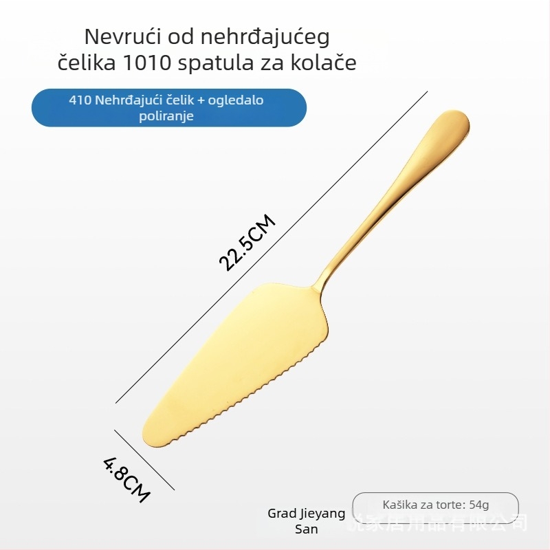 Sanrui set nož, vilica i žlica od nehrđajućeg čelika s oglednim poliranjem