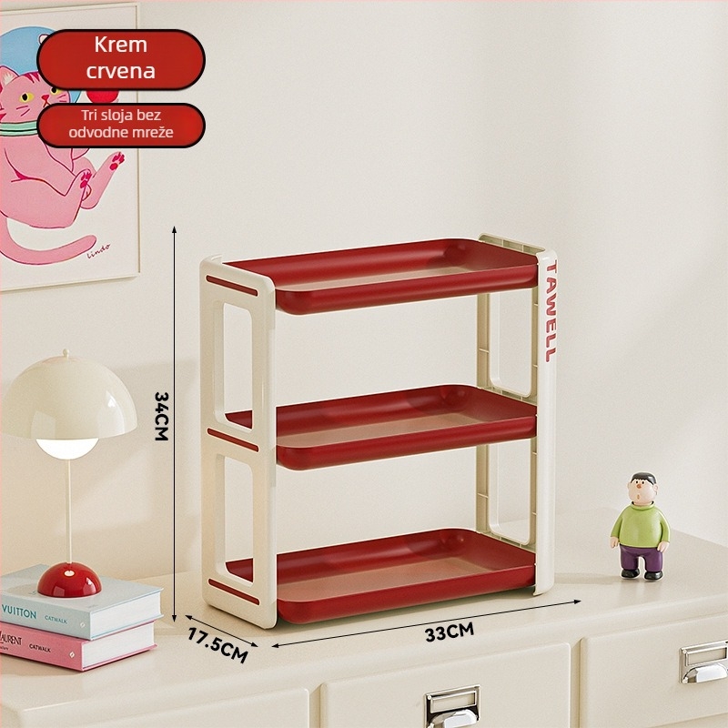 Plastični držač za čaše, višeslojni, moderni minimalistički stil, višenamjenski