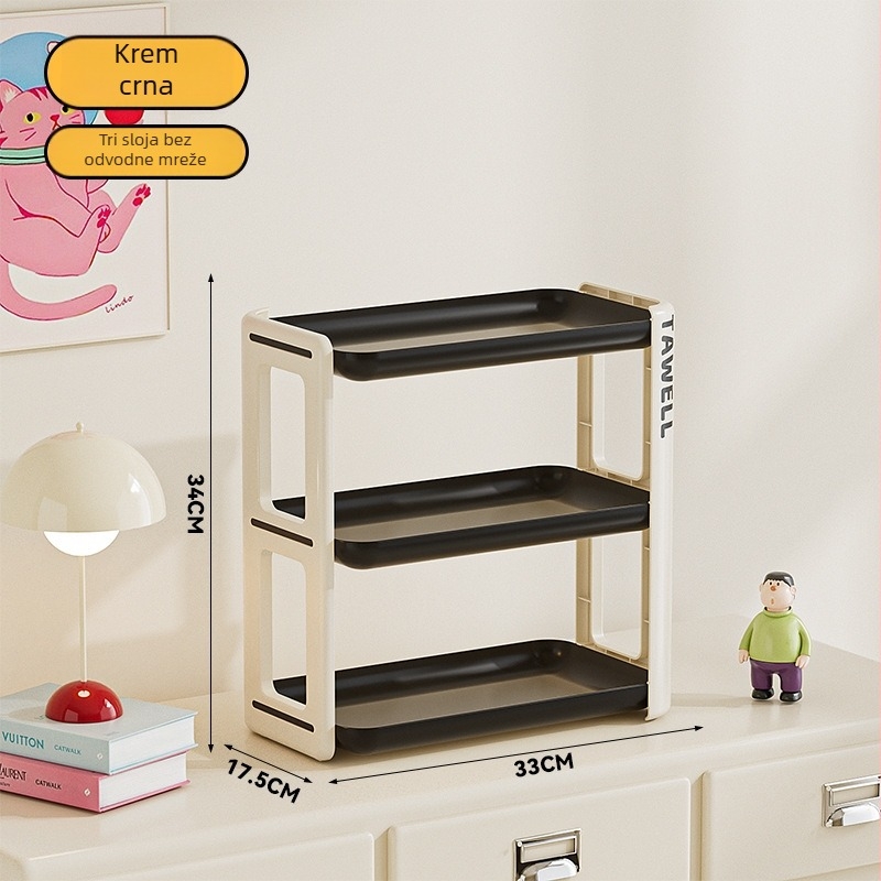 Plastični držač za čaše, višeslojni, moderni minimalistički stil, višenamjenski