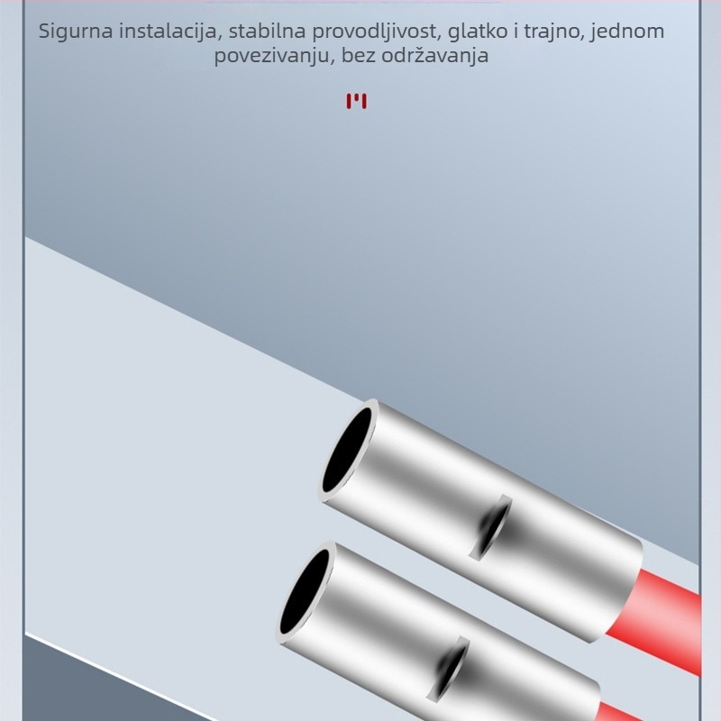 BN bakreni krimpni spoj za kabel – gol terminál bez izolacije i međupovezni bakreni spoj (serija BN, 0,5–70)