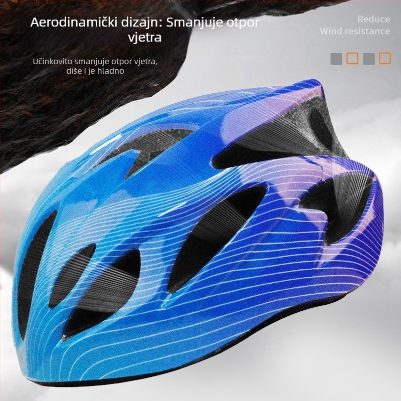 Dječja kaciga za bicikl, unisex, gradijentni uzorak, kod Ettk-7