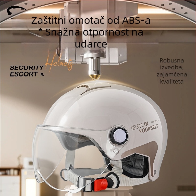 Emperor Wolf ABS polovična kaciga, GB811-2022A potvrđena, za električna vozila