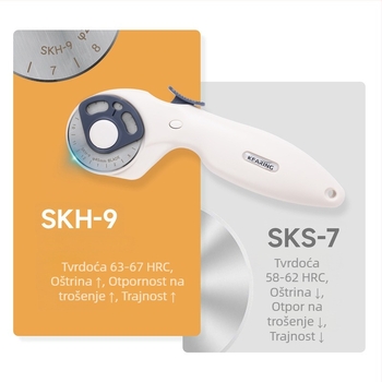 Rotacijski rezač za platno — Keling, Model SKH-9, Materijal: Metal