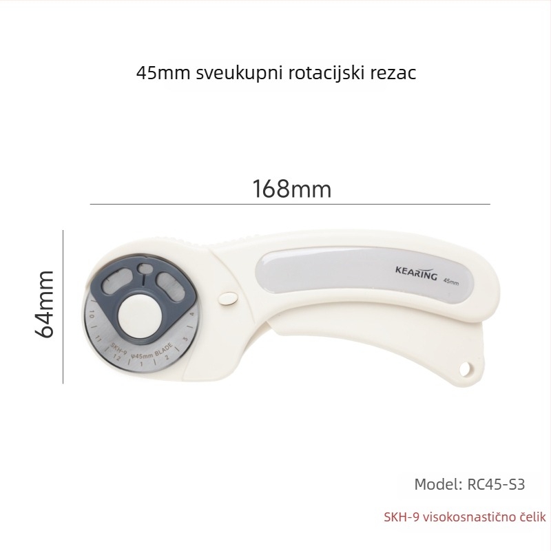 Rotacijski rezač za platno — Keling, Model SKH-9, Materijal: Metal