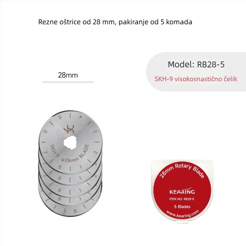 Rotacijski rezač za platno — Keling, Model SKH-9, Materijal: Metal
