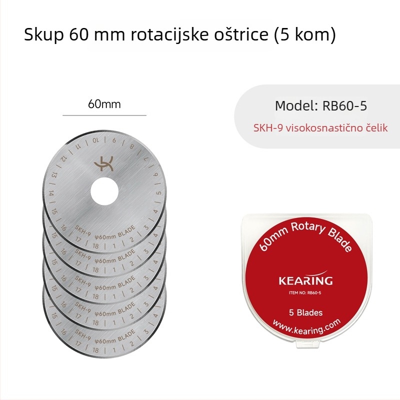 Rotacijski rezač za platno — Keling, Model SKH-9, Materijal: Metal