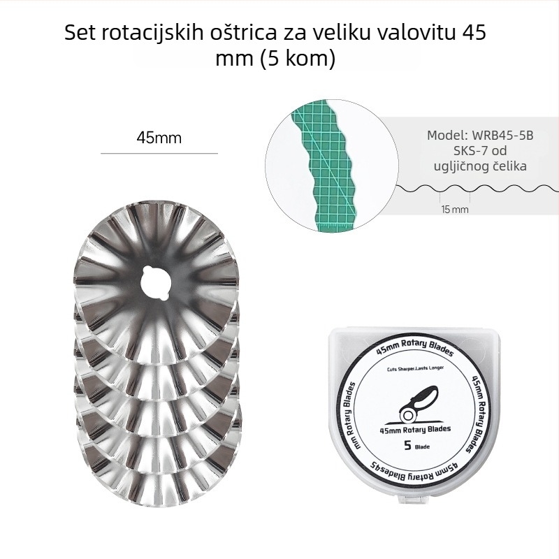 Rotacijski rezač za platno — Keling, Model SKH-9, Materijal: Metal