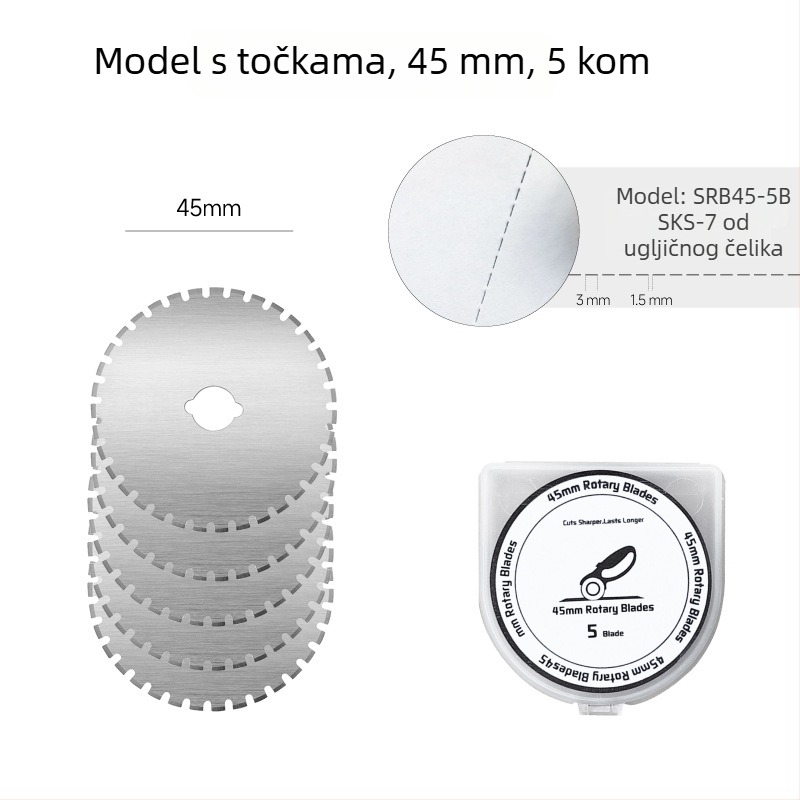 Rotacijski rezač za platno — Keling, Model SKH-9, Materijal: Metal