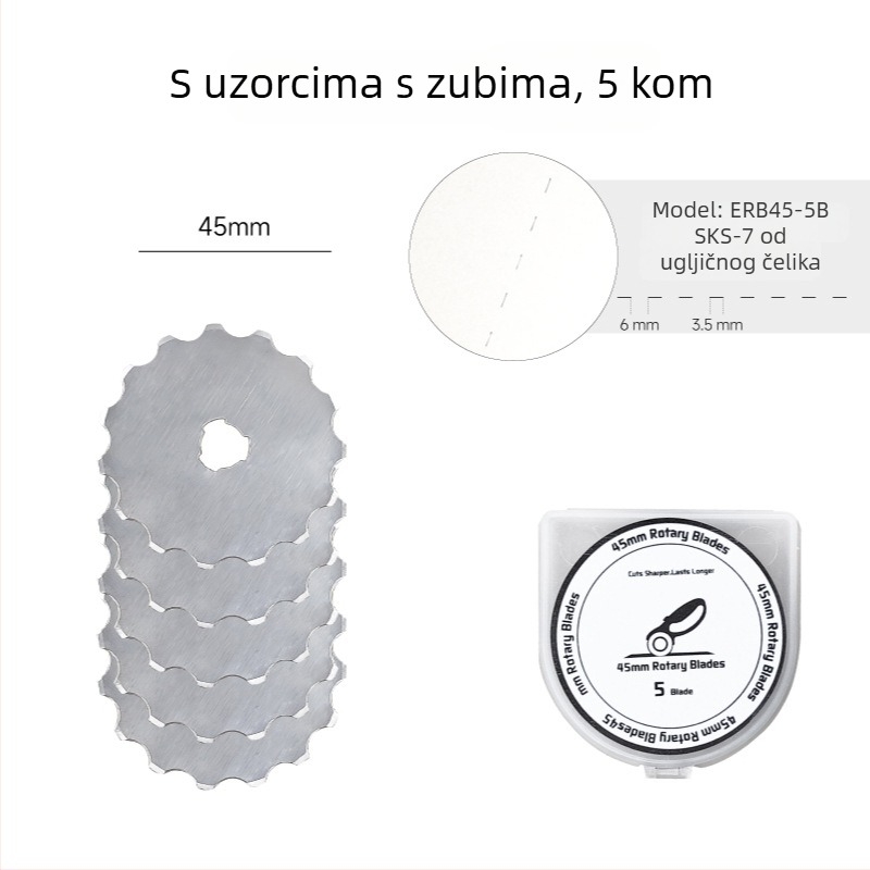 Rotacijski rezač za platno — Keling, Model SKH-9, Materijal: Metal