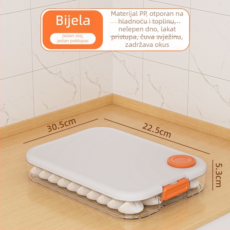 Mabalo Kutija za pohranu knedli – PP, brtva, dno protiv ljepivanja