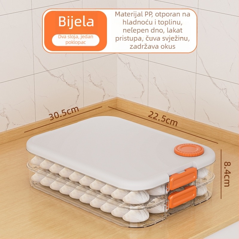 Mabalo Kutija za pohranu knedli – PP, brtva, dno protiv ljepivanja