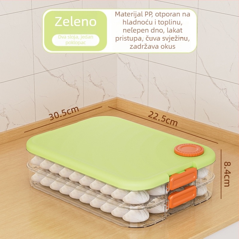 Mabalo Kutija za pohranu knedli – PP, brtva, dno protiv ljepivanja