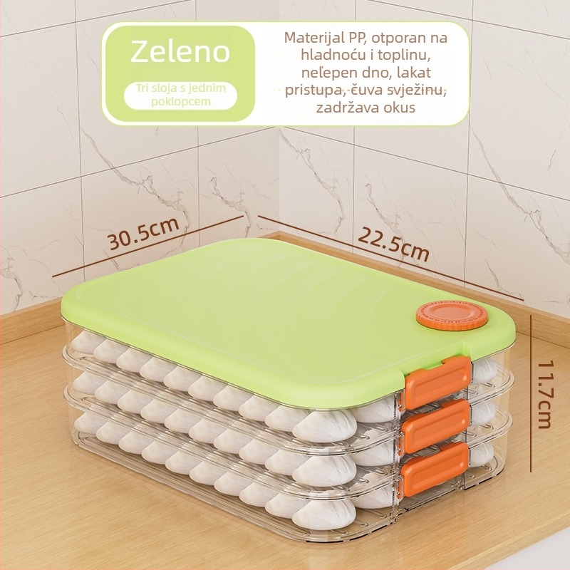 Mabalo Kutija za pohranu knedli – PP, brtva, dno protiv ljepivanja