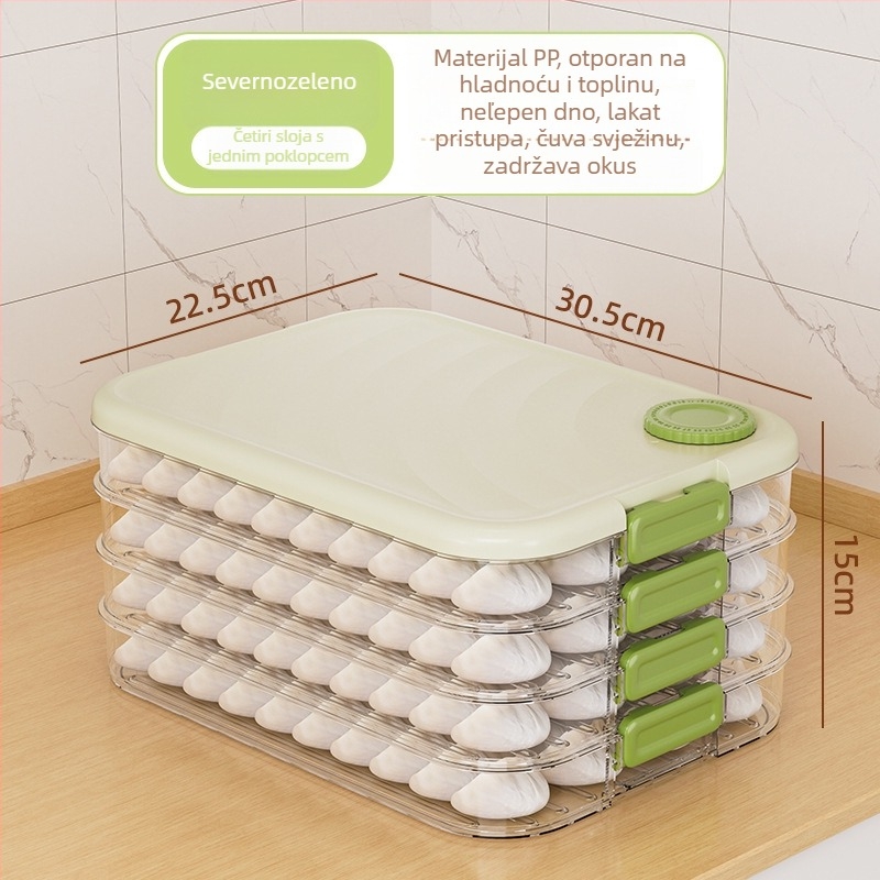 Mabalo Kutija za pohranu knedli – PP, brtva, dno protiv ljepivanja