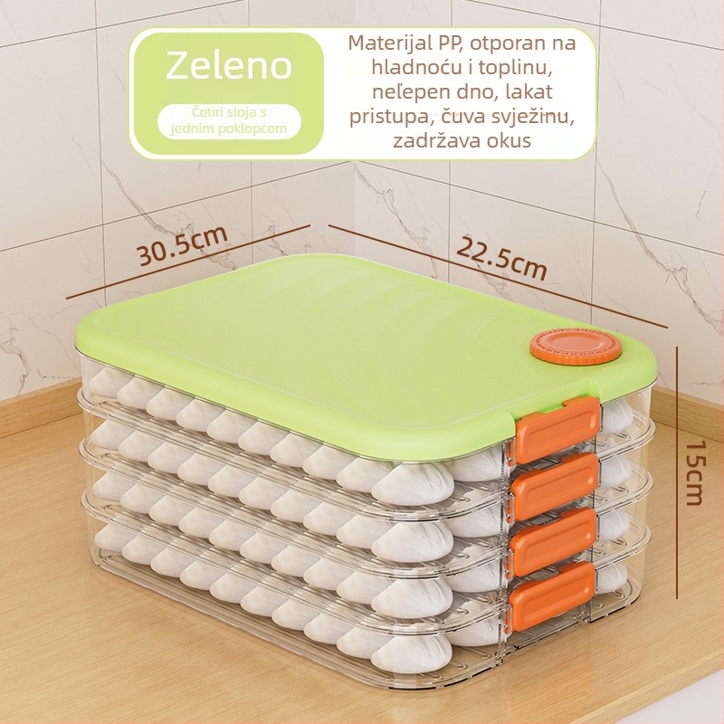 Mabalo Kutija za pohranu knedli – PP, brtva, dno protiv ljepivanja