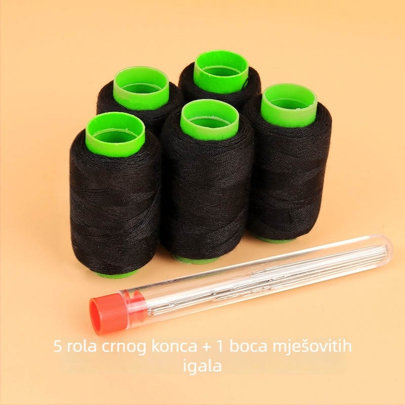Set kružnih igala s kutijom konca – praktičan set za šivanje i popravke odjeće (tb-0828)