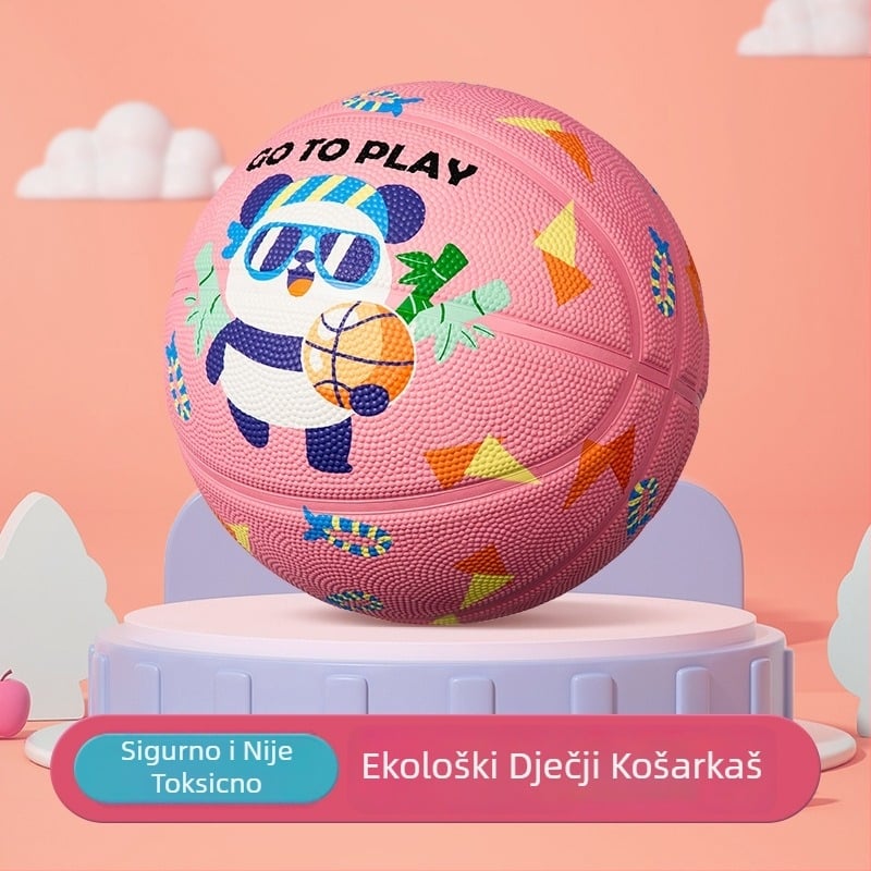 Dječja gumena košarkaška lopta s otisnutim logom, mogućnost prilagodbe, marka Witsar, za vježbanje košarke, nacionalni standard