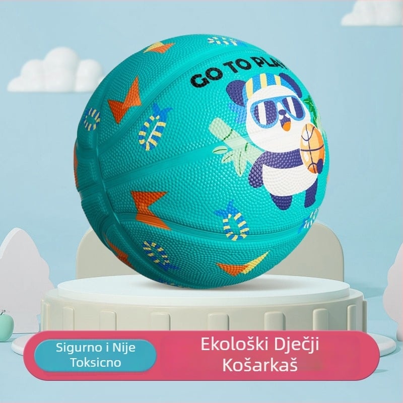 Dječja gumena košarkaška lopta s otisnutim logom, mogućnost prilagodbe, marka Witsar, za vježbanje košarke, nacionalni standard