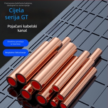 GT bakreni cijevni terminal, hladno presovani spoj za žice, CE potvrda, za električne instalacije