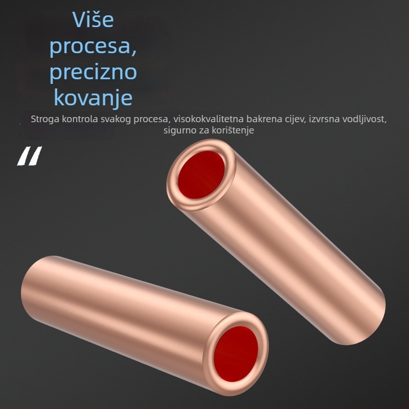 GT bakreni cijevni terminal, hladno presovani spoj za žice, CE potvrda, za električne instalacije