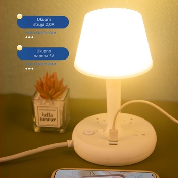 Produžni kabel Yafqi, nominálna napetnosť 250V, maksimalna snaga 2500W, raspon 220–250V