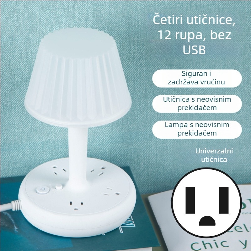 Produžni kabel Yafqi, nominálna napetnosť 250V, maksimalna snaga 2500W, raspon 220–250V