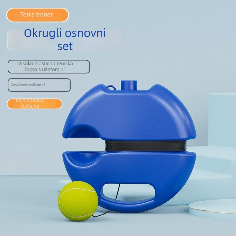 Teniska trening raketa – okvir od aluminijske legure; težina 95–100 g; debljina drške G1; tip reketa: pravilan udarac; materijal niza: najlon