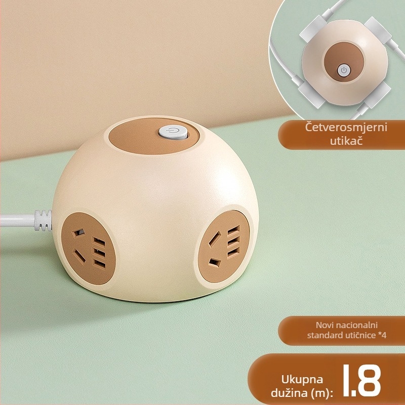 Grain Cow USB sferična utičnica za stol — CCC potvrđeno, instalacija na stolu