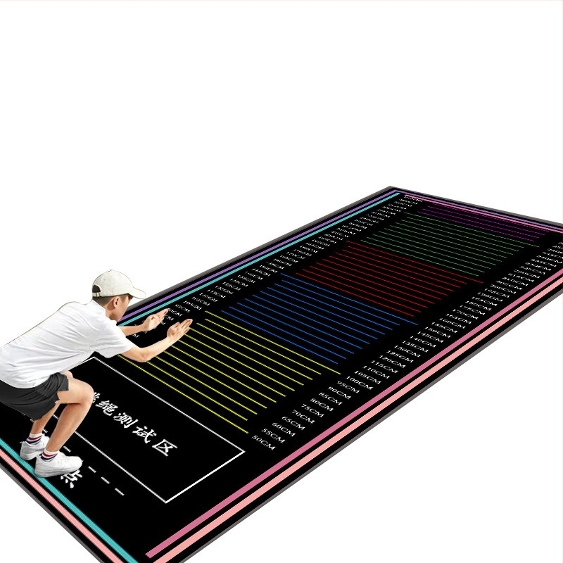 Mat za stojeći skok za fizički test – Yongxin, mikrofiber, sportska podloga, pogodno za trčanje, fitness i ples