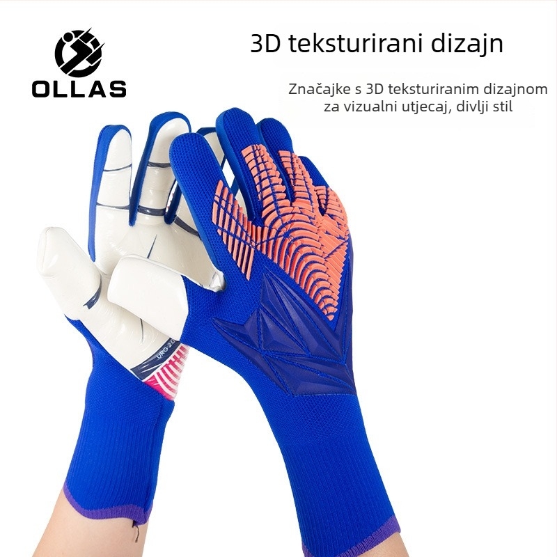 Rukavice vratara od lateksa, Ollas, unisex, za nogomet