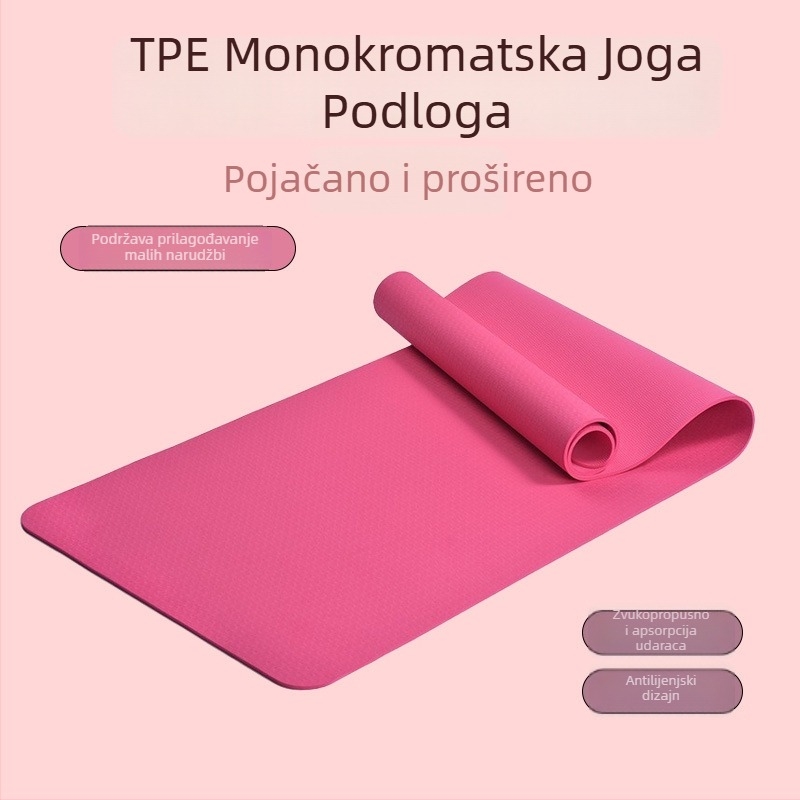 Joga podloga TPE, debljina 6 mm, težina 650 g