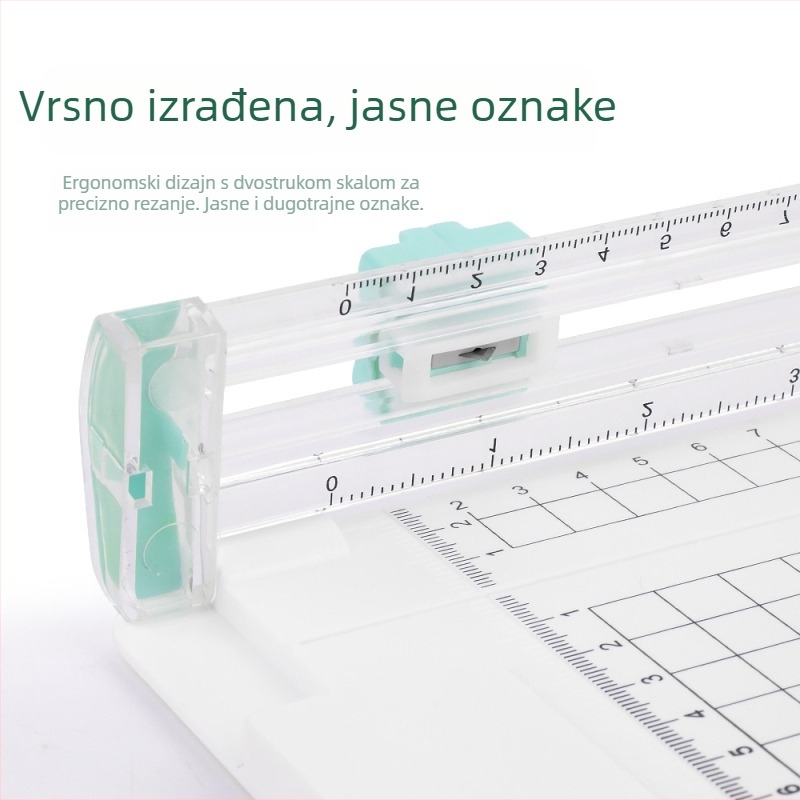 ZEQUAN Klizajući rezač papira s plastičnom bazom