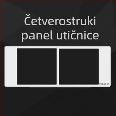 OWEISEN 118-tipni zidni panel utičnica, konfiguracije 10/15/20 rupa, 3C certifikat, napon 50–440 V