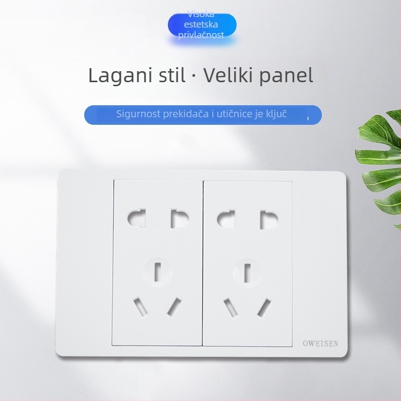 OWEISEN 118-tipni zidni panel utičnica, konfiguracije 10/15/20 rupa, 3C certifikat, napon 50–440 V