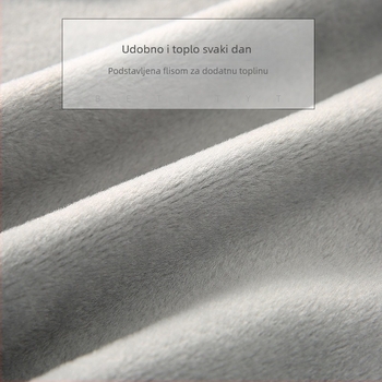 Debeli jastučić za rame s flis podstavom, pamuk, topao za odrasle