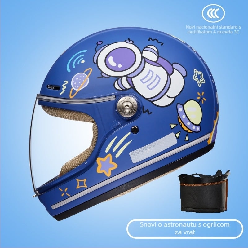 Dječja kaciga klase A za skuter, ABS, BYB/Yabiya BY-128, GB811-2022A