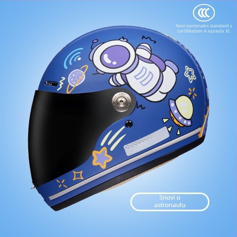 Dječja kaciga klase A za skuter, ABS, BYB/Yabiya BY-128, GB811-2022A