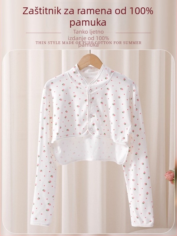 Postporođanski jastučići za ramena – 100% pamuk, tanki, suhi i prozračni, za spavanje i dojenje u klimatiziranoj sobi