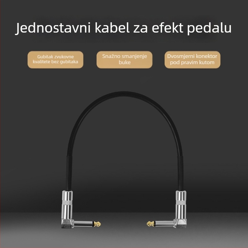 Kabel za gitaru GT-90, PVC izolacija, redukcija šuma, za glazbene instrumente