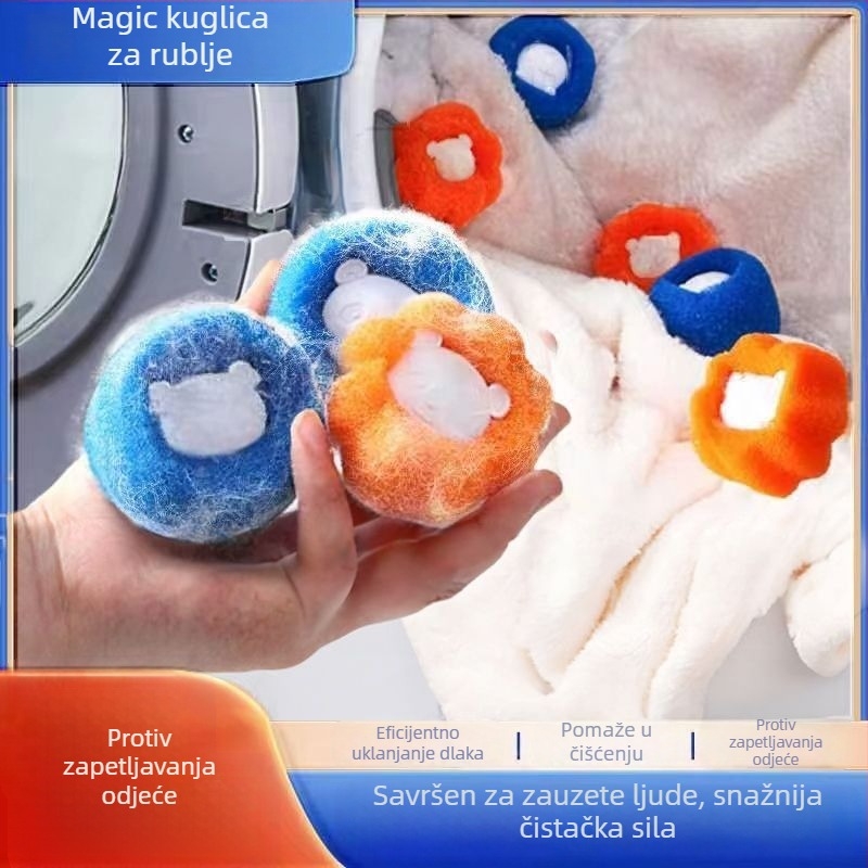 Gumena kuglica za uklanjanje dlačica iz perilice rublja - materijal spužva, marka Jiawei, model NZ12345, kategorija Lint Roller / Hair Remover, stil modernog minimalističkog dizajna