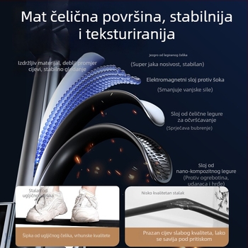 Držač projektora s teleskopskim trojnožnim stalakom – aluminijska legura, univerzalni stolni ili podni stalak