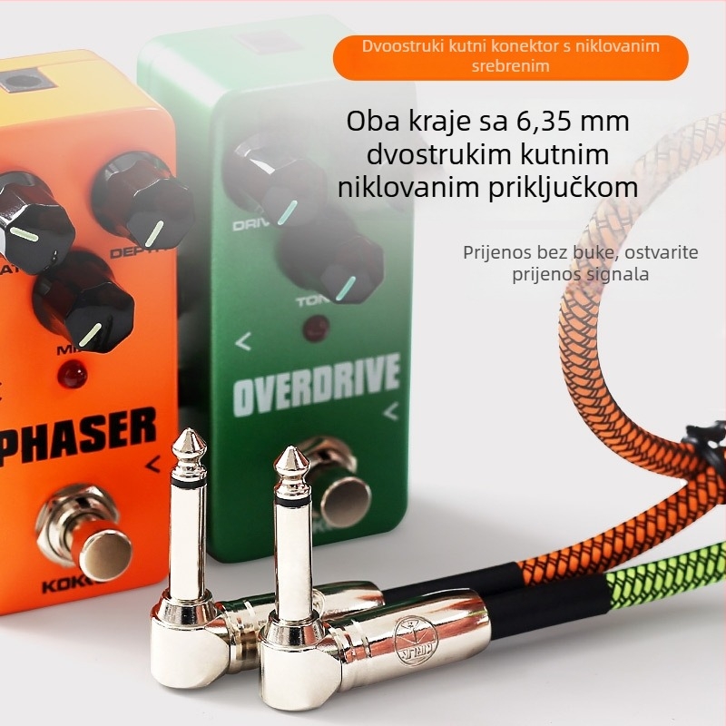 Kabel za gitaru KIRLIN, model IWCC-203PN-0.3M, za glazbene instrumente, snažno smanjenje šuma