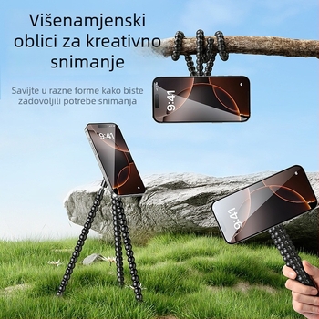Paifan držač za telefon za prijenos uživo, legura+ABS, univerzalni, podrška prilagodbi