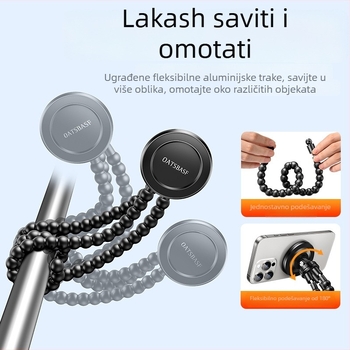 Paifan držač za telefon za prijenos uživo, legura+ABS, univerzalni, podrška prilagodbi