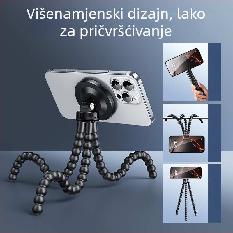 Paifan držač za telefon za prijenos uživo, legura+ABS, univerzalni, podrška prilagodbi