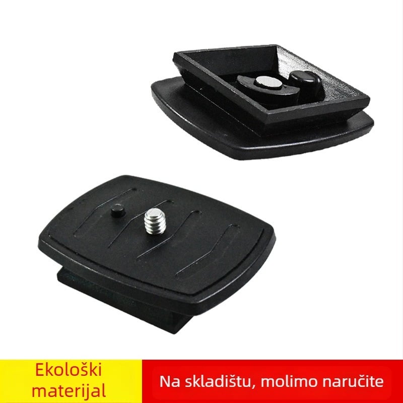 ET-Q01 Univerzalna pločica brzog otpuštanja za glavu foto-tripoda – ABS, nosivost 2–5 kg, kompatibilna s 3D PTZ