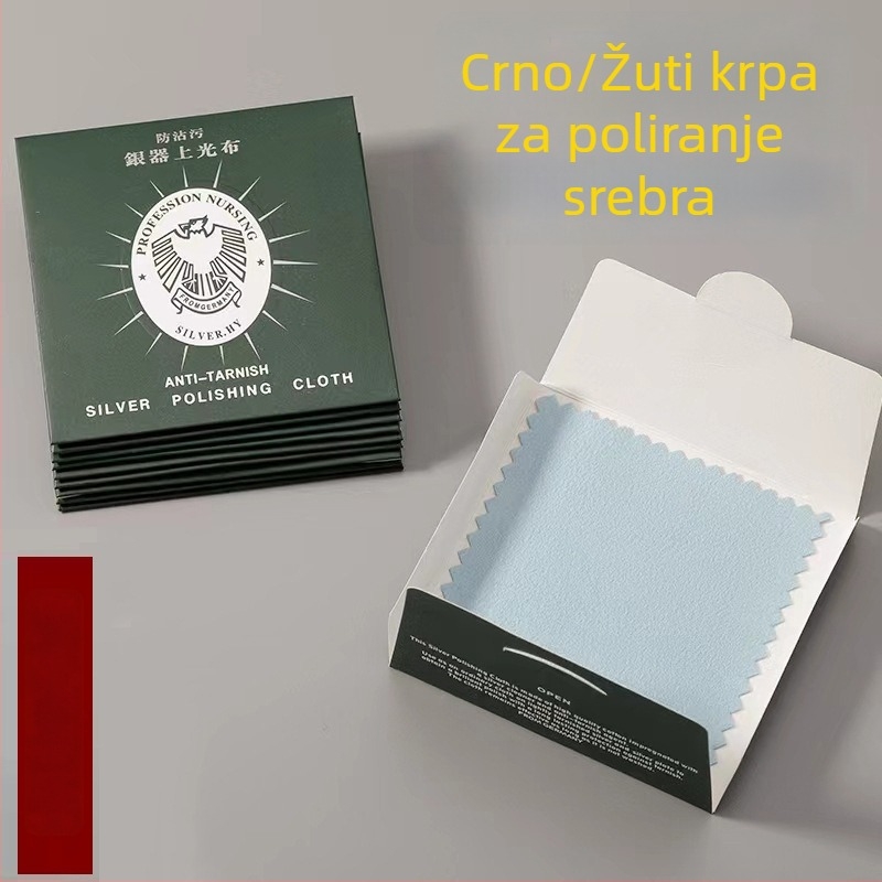 S999S925 krpa za poliranje srebra – za srebrne nakit i posuđe, mogućnost tiskanja logotipa, brend Jolly's