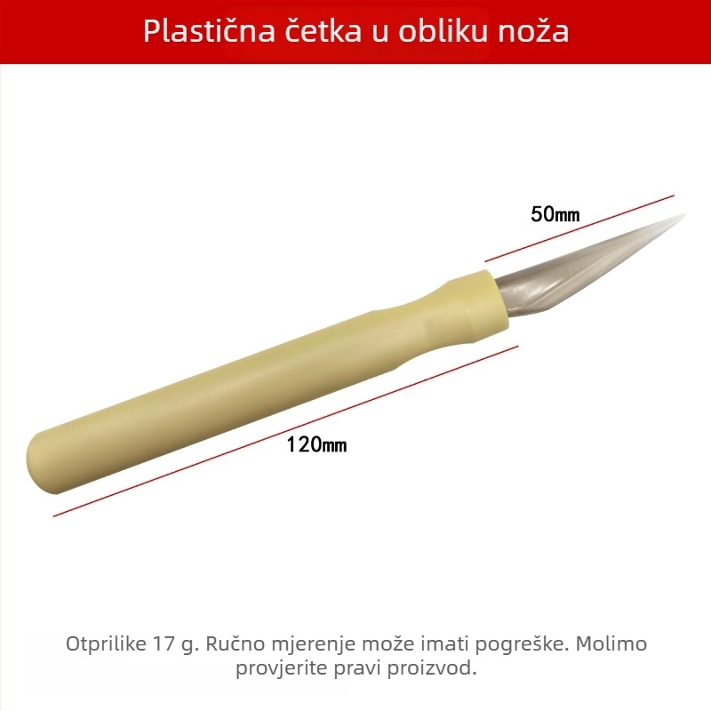 agat nož s držalom za poliranje i održavanje nakita — ručno izrađeni alat za poliranje