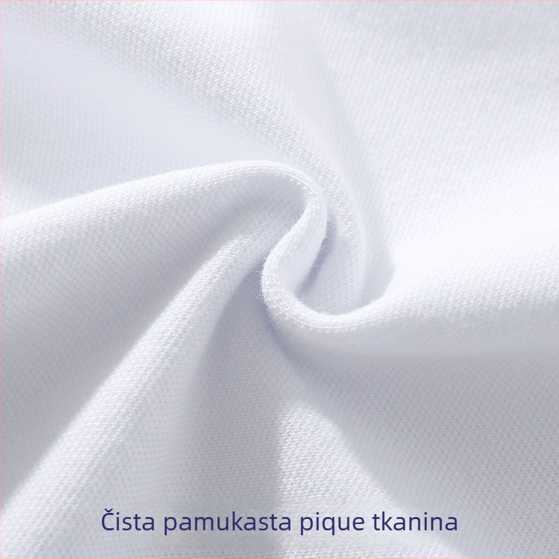 Dječja polo majica s dugim rukavima, pamuk, polo ovratnik, uzorak prugasti ili jednobojni, s odvlaživanjem vlage